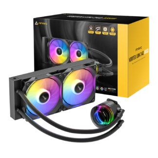 VORTEX LUM 240 ARGB AIO CPU Liquid Cooler - Black