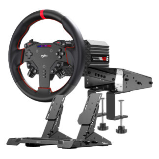 VD6 Direct Drive Sim Racing Wheel | PD-HM Dual Pedal | Z9 Clamp Bundle