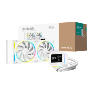 LM240 ARGB 240mm AiO CPU Liquid Cooler - White