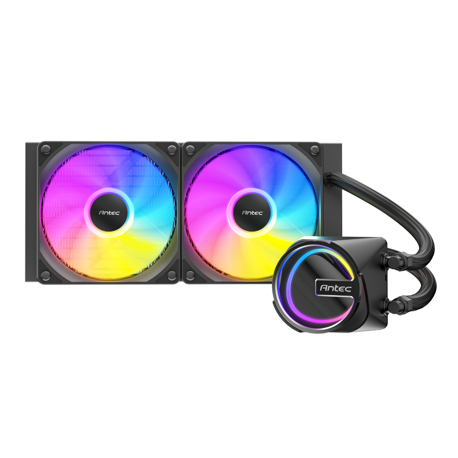 Skeleton 240 ARGB CPU Liquid Cooler Black
