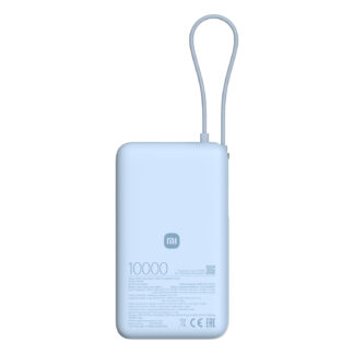 67W Power Bank 10000mAh (Integrated Cable) - Ice Blue by Xiaomi