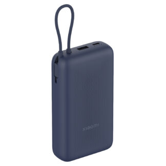 33W Power Bank 20000mAh (Integrated Cable) - Blue by Xiaomi