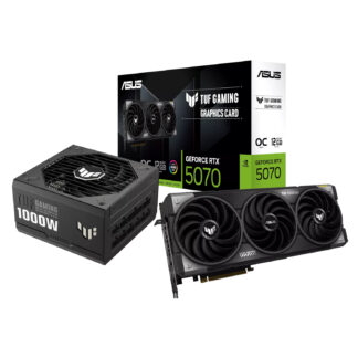 TUF Gaming GeForce RTX 5070 OC Edition and 1000W 80 PLUS Gold Modular Power Supply Bundle by Asus