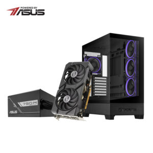 UWM 2 Gaming Chassis/Graphics Card/Power Supply Combo (A31 PLUS | RX 7600 | PRIME 750W) by Asus