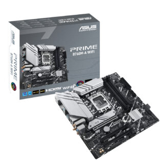 PRIME B760M-A - LGA1700 / DDR5 / WIFI / mATX Black Motherboard by Asus
