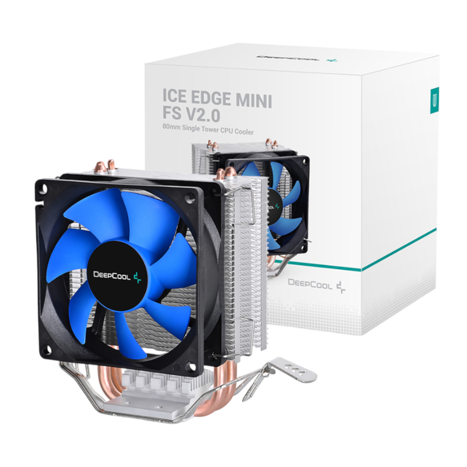 Ice Edge Mini FS V2.0 80mm CPU Air Cooler - Blue by DeepCool