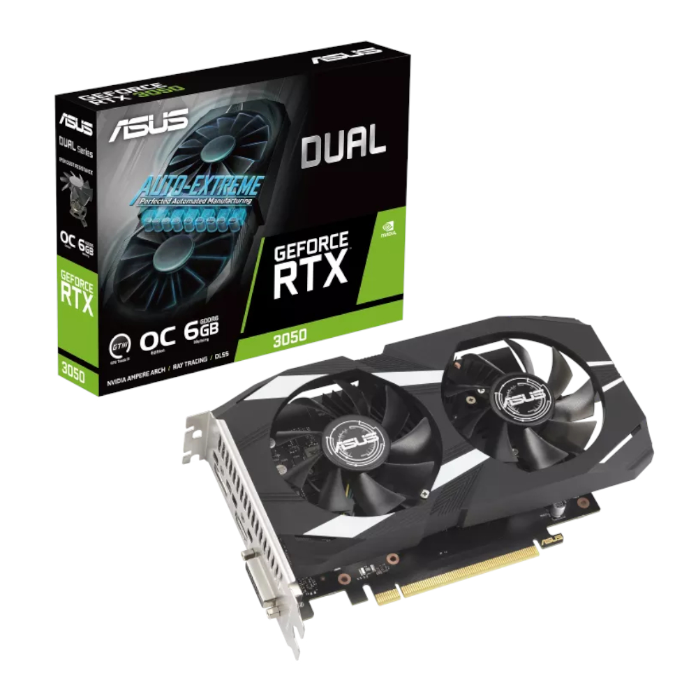 Nvidia GeForce RTX 3050 Dual OC 6G Graphic Card by Asus