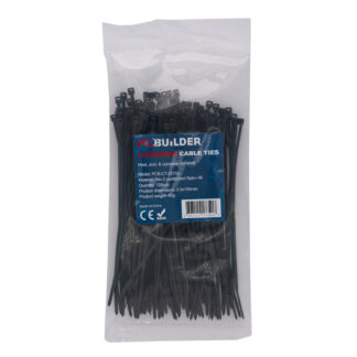 LOCKDOWN 150mm Cable Ties (100 pcs) - Black by PCBuilder