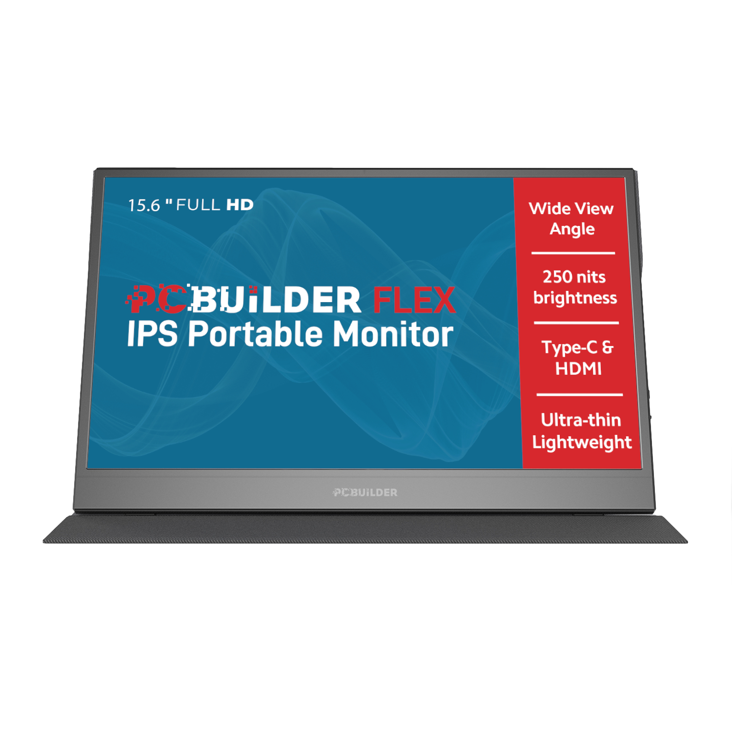 FLEX 15.6" Full HD IPS Portable Monitor by PCBuilder
