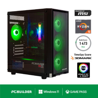 Ryzen 5 5600GT DEFENDER Windows 11 Gaming PC by PCBuilder