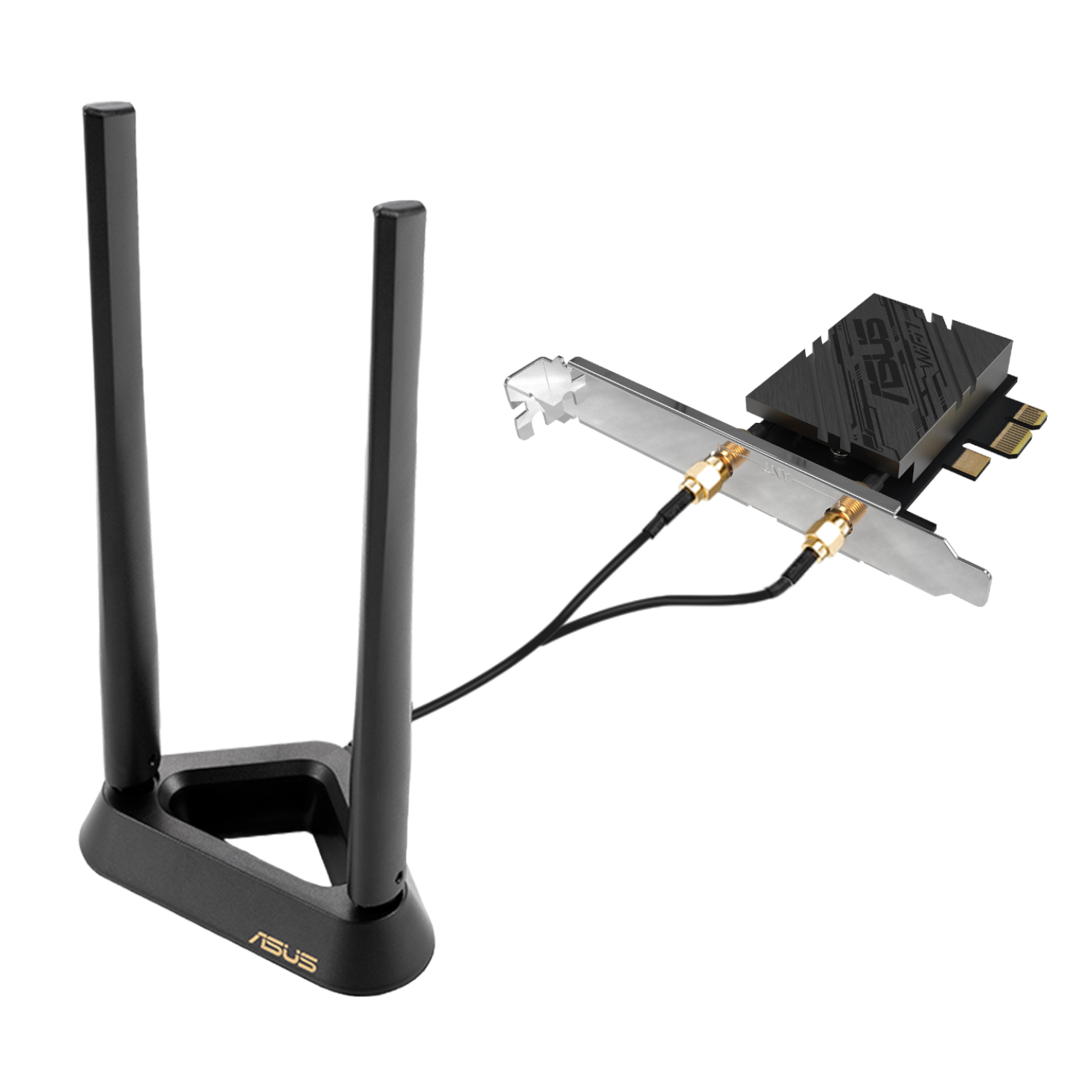 BE9400 Tri-Band Wi-Fi 7 6GHz PCIe Adapter-Black by Asus