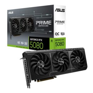 PRIME GeForce RTX 5080 16GB OC Edition GDDR7 Graphics Card by ASUS