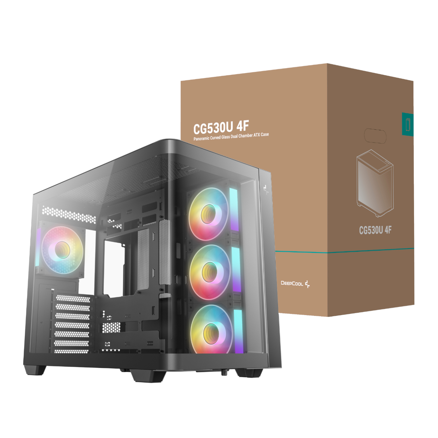 CG530U 4F ATX Gaming Chassis - Black by DeepCool
