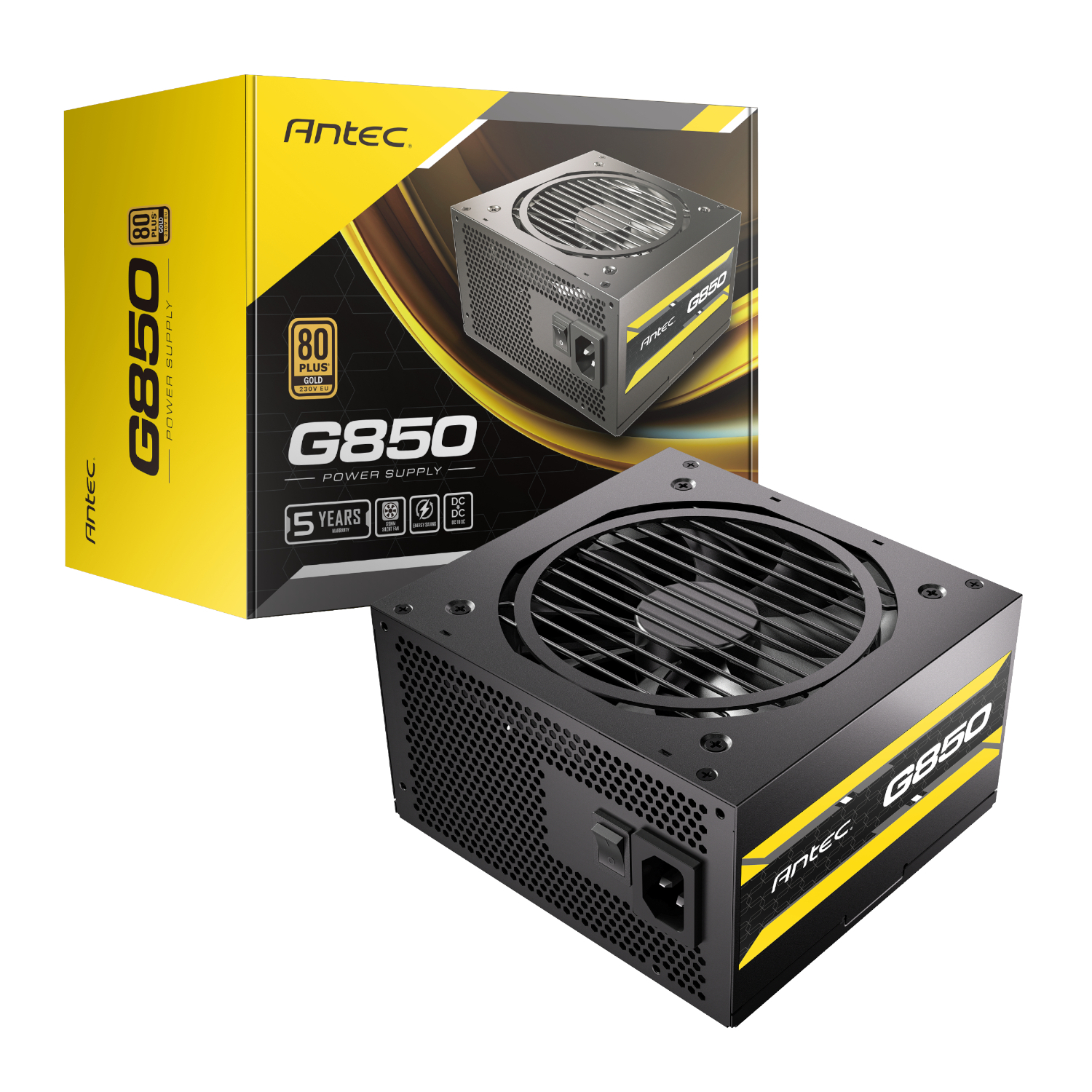 ATOM G850 850W 80 PLUS Gold Semi-Modular Power Supply by Antec