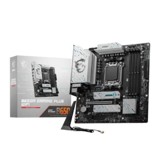 B650M Gaming Plus WiFi AM5 M-ATX Gaming Motherboard by MSI