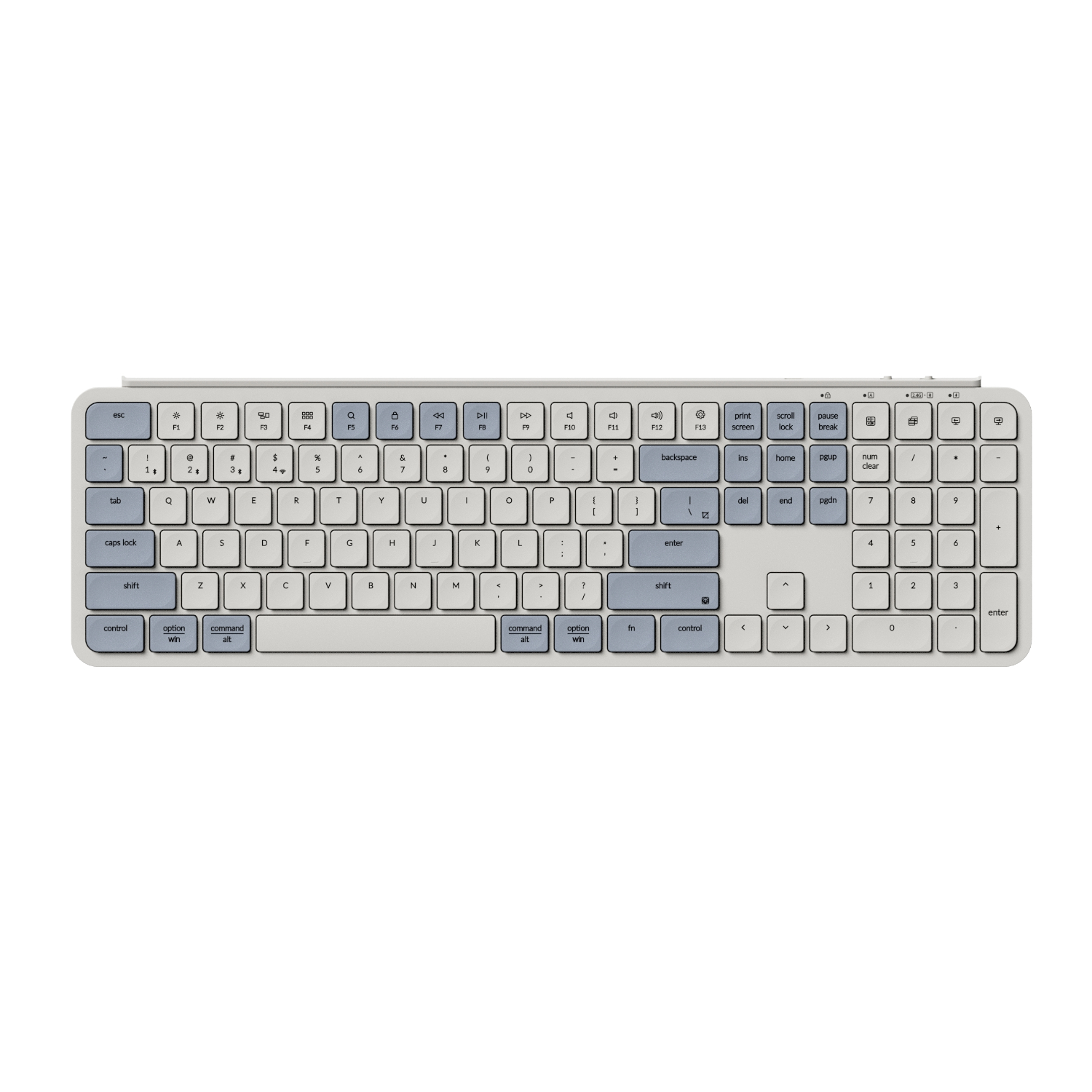 B6 Pro Ultra-Slim 100% Wireless Keyboard - Retro Blue by Keychron