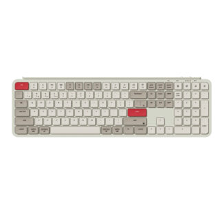 B6 Pro Ultra-Slim 100% Wireless Keyboard - Retro Red by Keychron