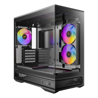 C2M ARGB Compact Micro-ATX Gaming Chassis - Black by Antec