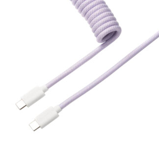 Coiled Aviator Cable - Light Purple/Straight by Keychron
