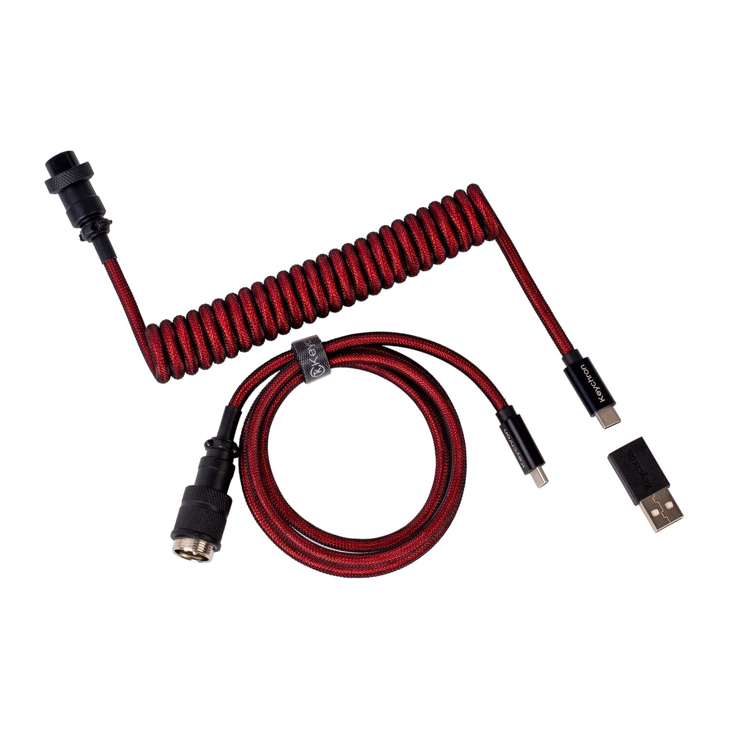 Coiled Aviator Cable - Red by Keychron