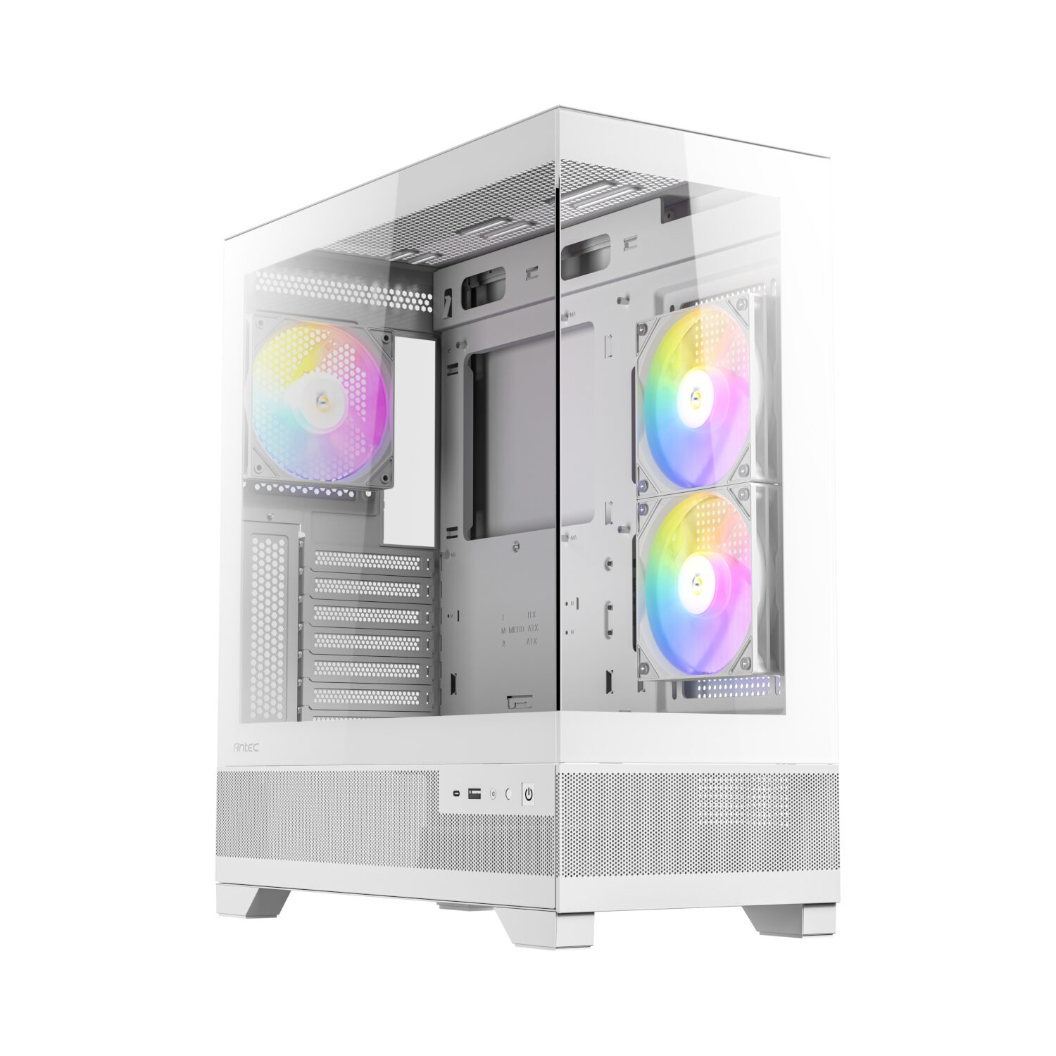 CX700 ARGB Mid-Tower Gaming Chassis - White by Antec