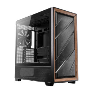 FLUX ATX WOOD Mid Tower Gaming Chassis - Black by Antec
