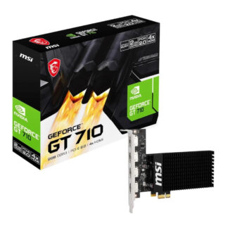 Nvidia GeForce GT 710 2GD3H 2GB 64-BIT 4x HDMI Graphics Card by MSI