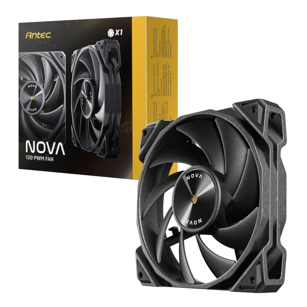 NOVA 120 PWM Fan with Speed Controller - Black by Antec