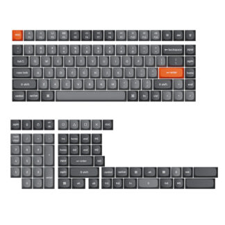 Double-Shot PBT OSA Keycap Set - Grey by Keychron