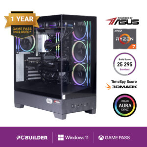 Ryzen 7 7800X3D MAXIMUS Windows 11 Gaming PC by PCBuilder