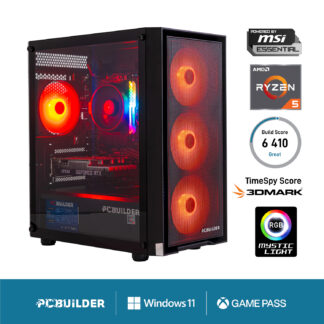 Ryzen 5 5500 SCOUT Windows 11 Gaming PC by PCBuilder
