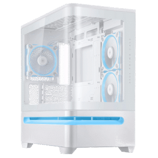 Prime AP202 ARGB mATX White Chassis by ASUS