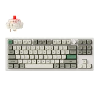 Q3 Max 80% Full Assembled Knob Red Switch Hot-Swap Gateron Jupiter RGB Wireless Keyboard - Shell White by Keychron