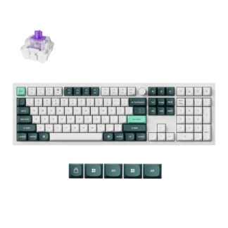 Q6 HE QMK Full-size Wireless Custom Mechanical Keyboard (Nebula Switch) - Shell White by Keychron