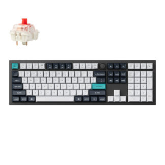 Q6 Max 100% Full Assembled Knob Red Switch Hot-Swap Gateron Jupiter RGB Wireless Keyboard - Black by Keychron