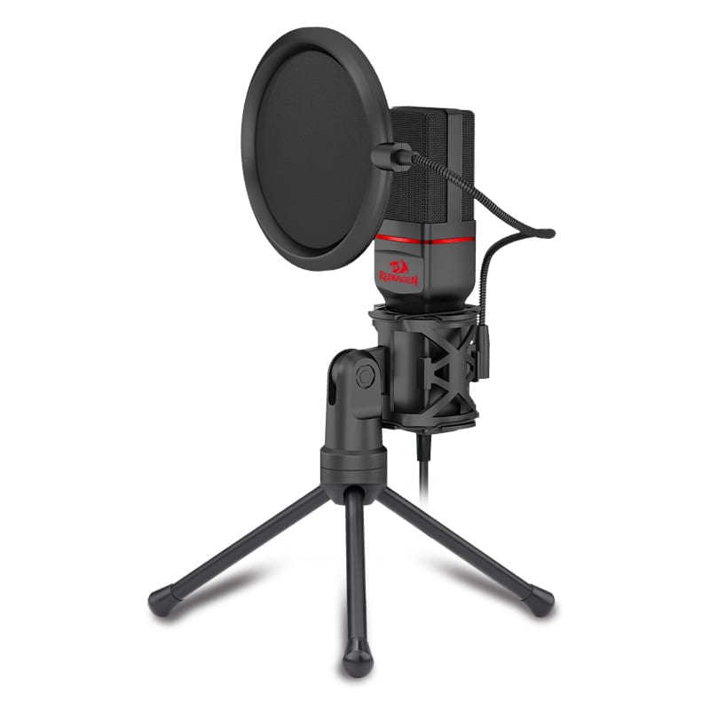 SEYFERT 3.5mm Aux Gaming Mic and Tripod - Black by REDRAGON