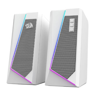 GS20W ANVIL 3W 2.0 RGB Stereo Desktop PC Speakers - White by REDRAGON