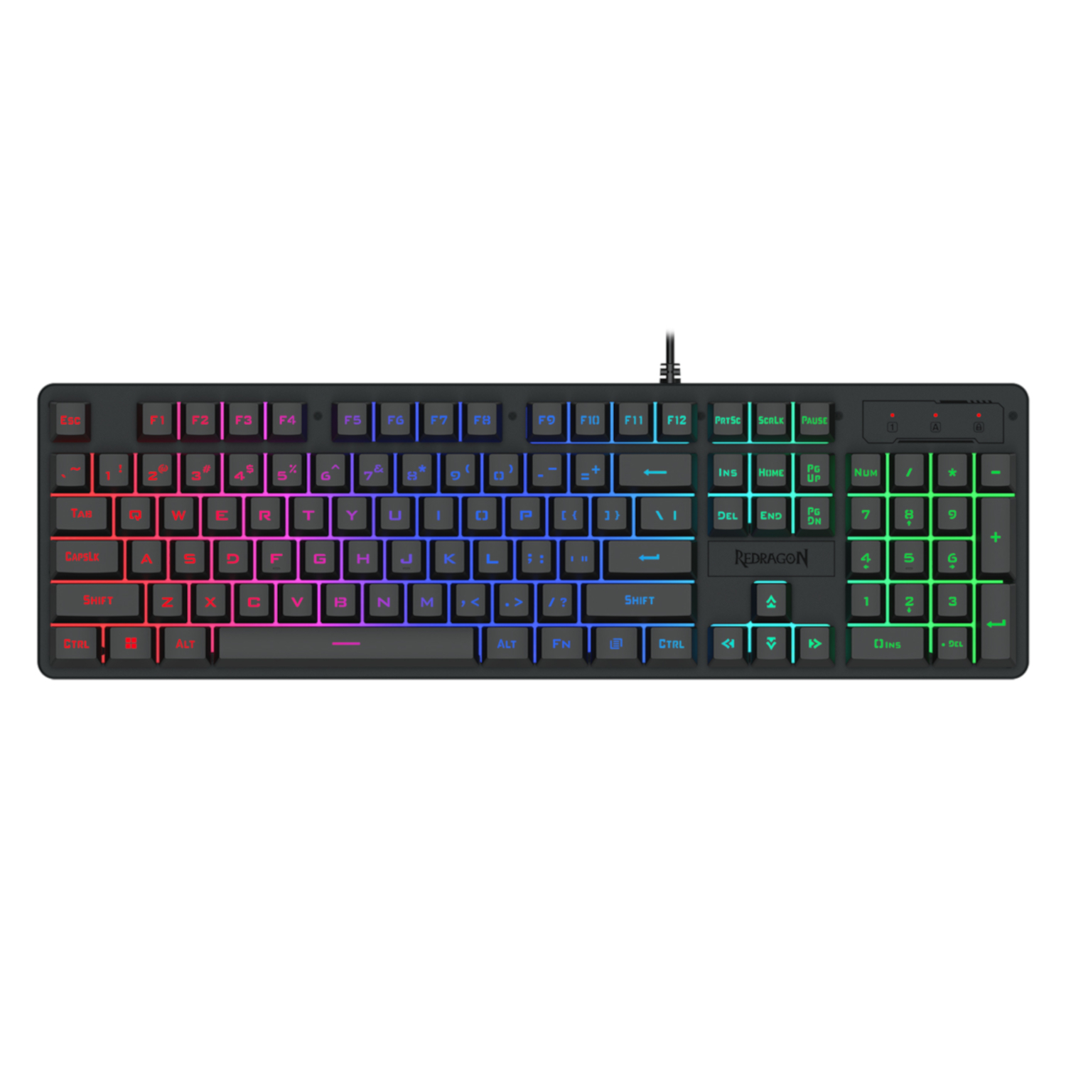 K521 RGB NETHERBANE 104-Key Membrane Gaming Keyboard by REDRAGON