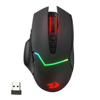 Mirage Pro 8000DPI RGB Wireless Gaming Mouse - Black by REDRAGON