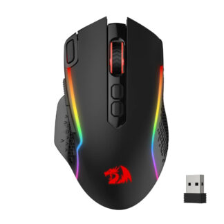 Taipan Pro 10000DPI RGB Wireless Gaming Mouse - Black by REDRAGON