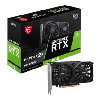 GeForce RTX 3050 VENTUS 2X E 6GB OC Graphics Card by MSI