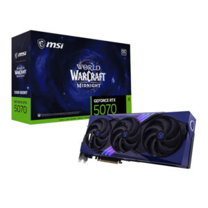 GeForce RTX 5070 12GB World of Warcraft MIDNIGHT VOID EDITION OC Graphics Card by MSI