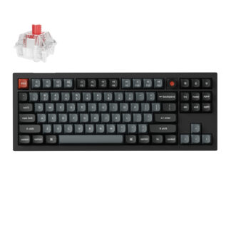V3 Ultra 80% 8K Red Switch Hot-Swap RGB Wireless Keyboard - Black by Keychron