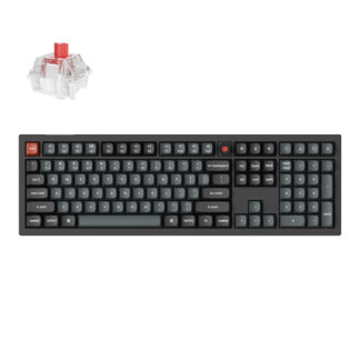 V6 Ultra 100% 8K Red Switch Hot-Swappable Gateron Jupiter RGB Wireless Keyboard by Keychron