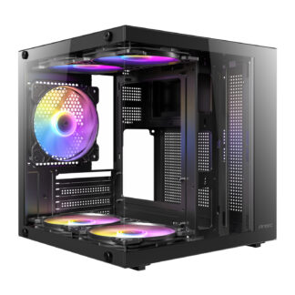VCX10M ARGB Micro-ATX | ITX Mini-Tower Gaming Chassis - Black by Antec